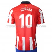 Billige Fodboldtrøjer Atletico Madrid 2020-21 Angel Correa 10 Hjemmetrøje